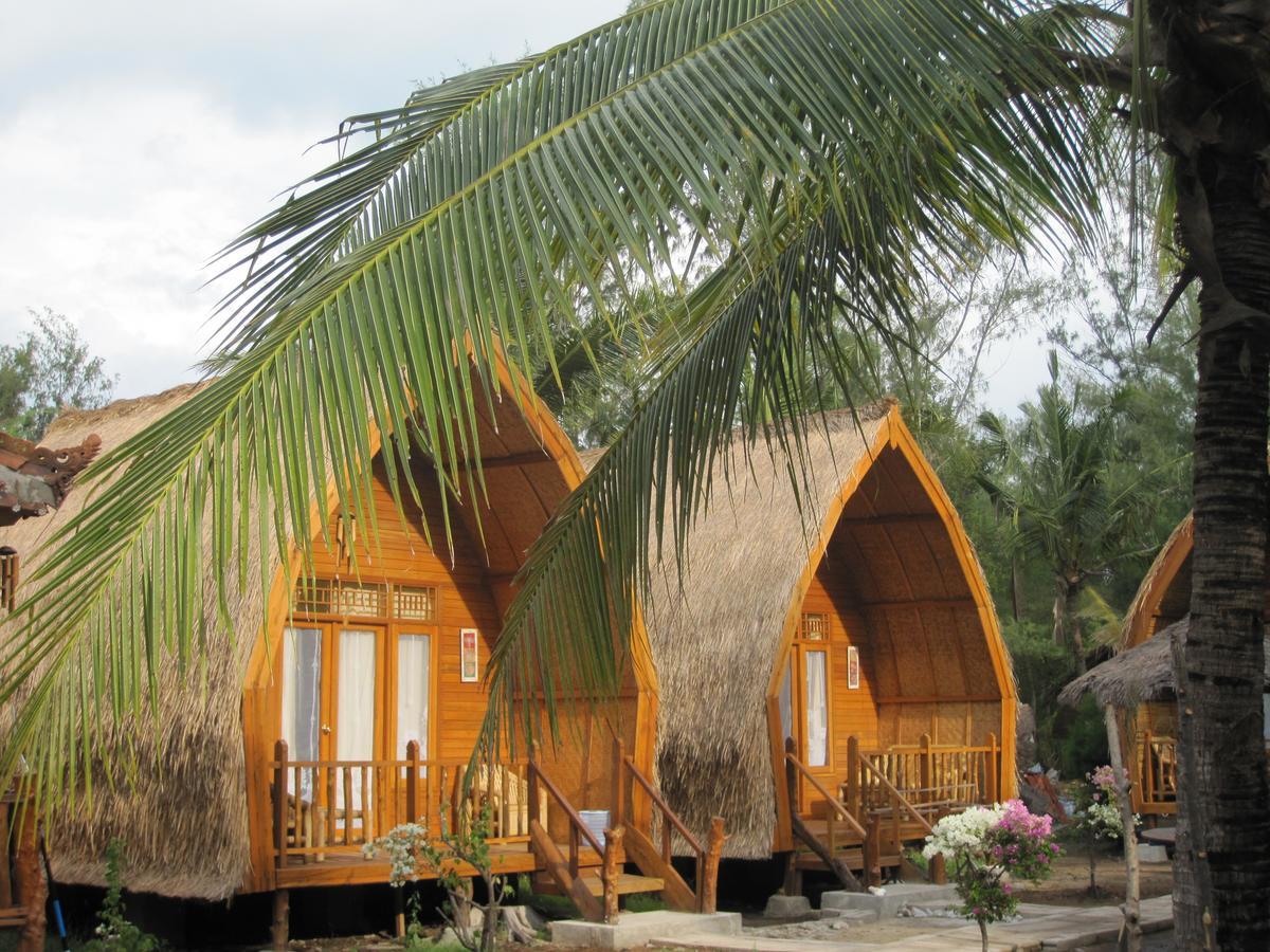 Jepun Bungalows Ilhas Gili Exterior foto