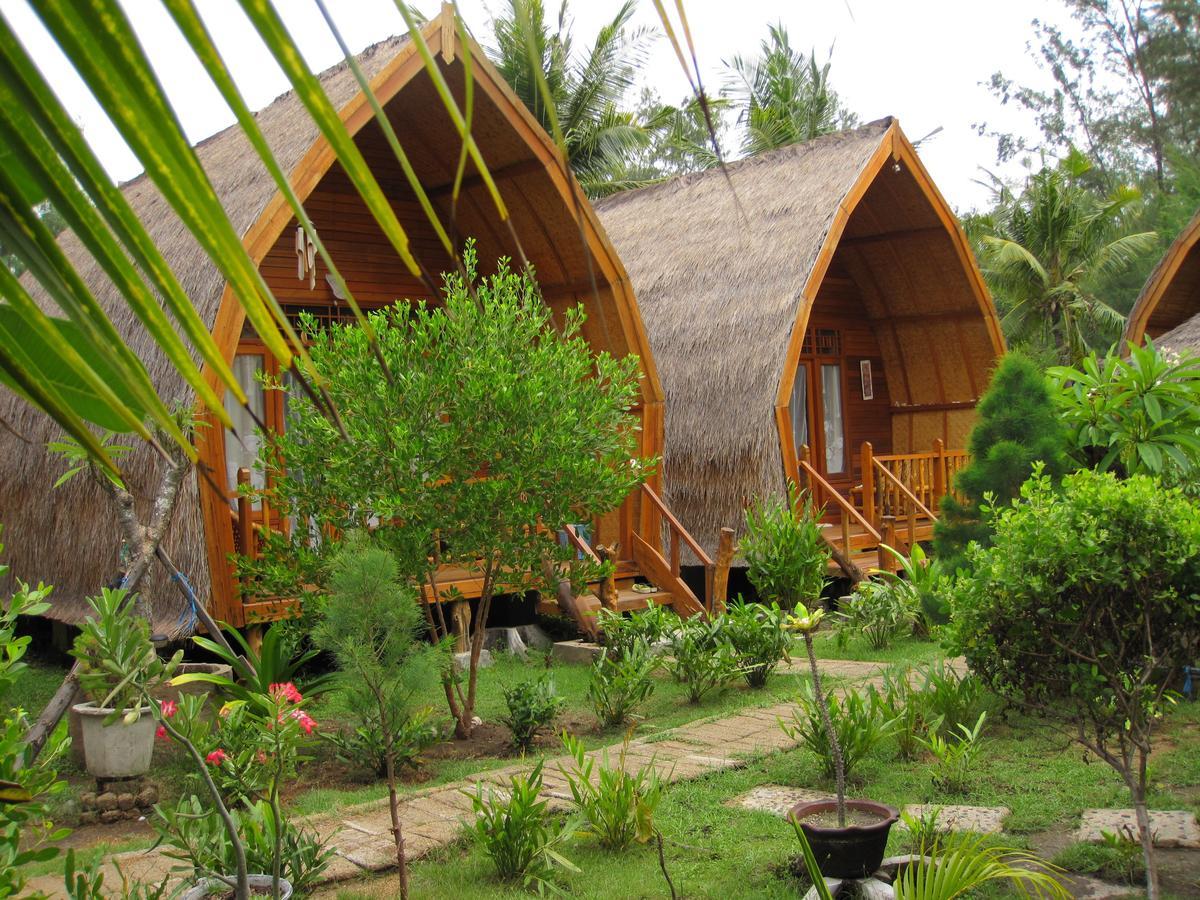 Jepun Bungalows Ilhas Gili Exterior foto
