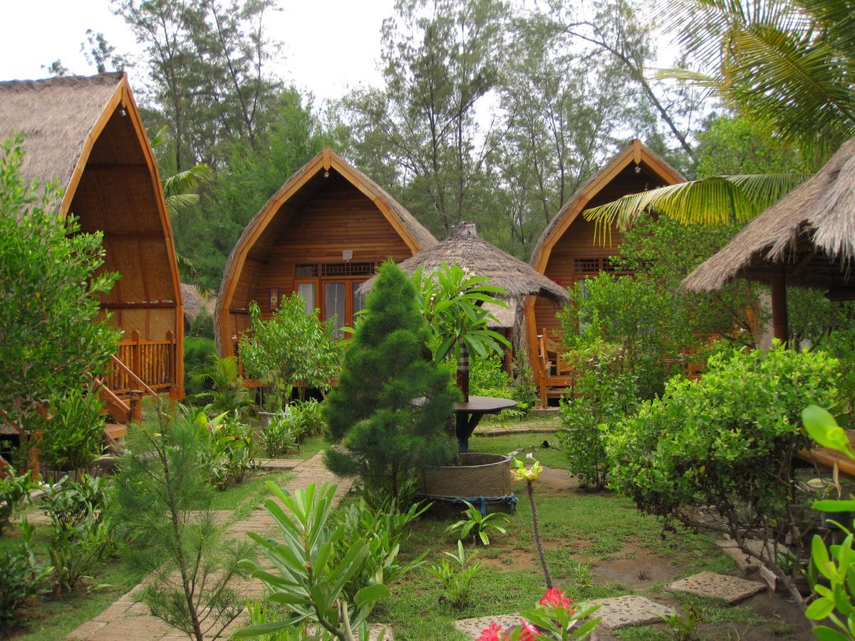 Jepun Bungalows Ilhas Gili Exterior foto