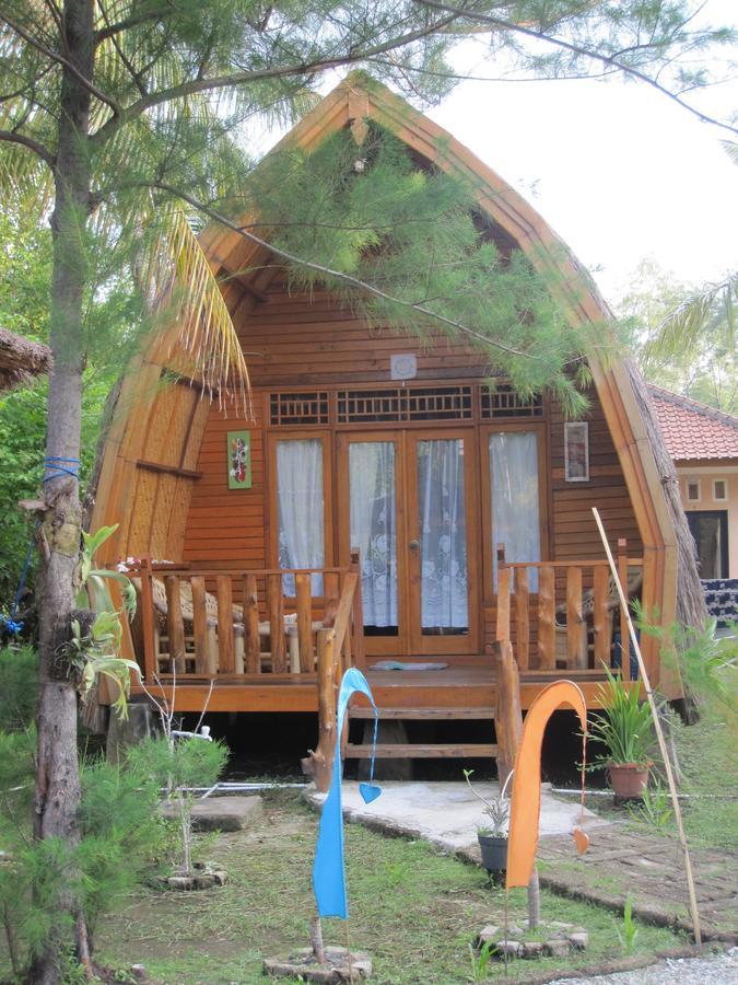 Jepun Bungalows Ilhas Gili Exterior foto