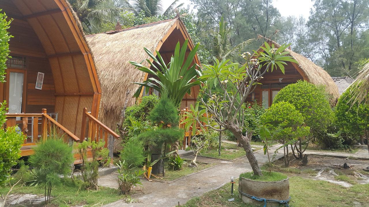 Jepun Bungalows Ilhas Gili Exterior foto
