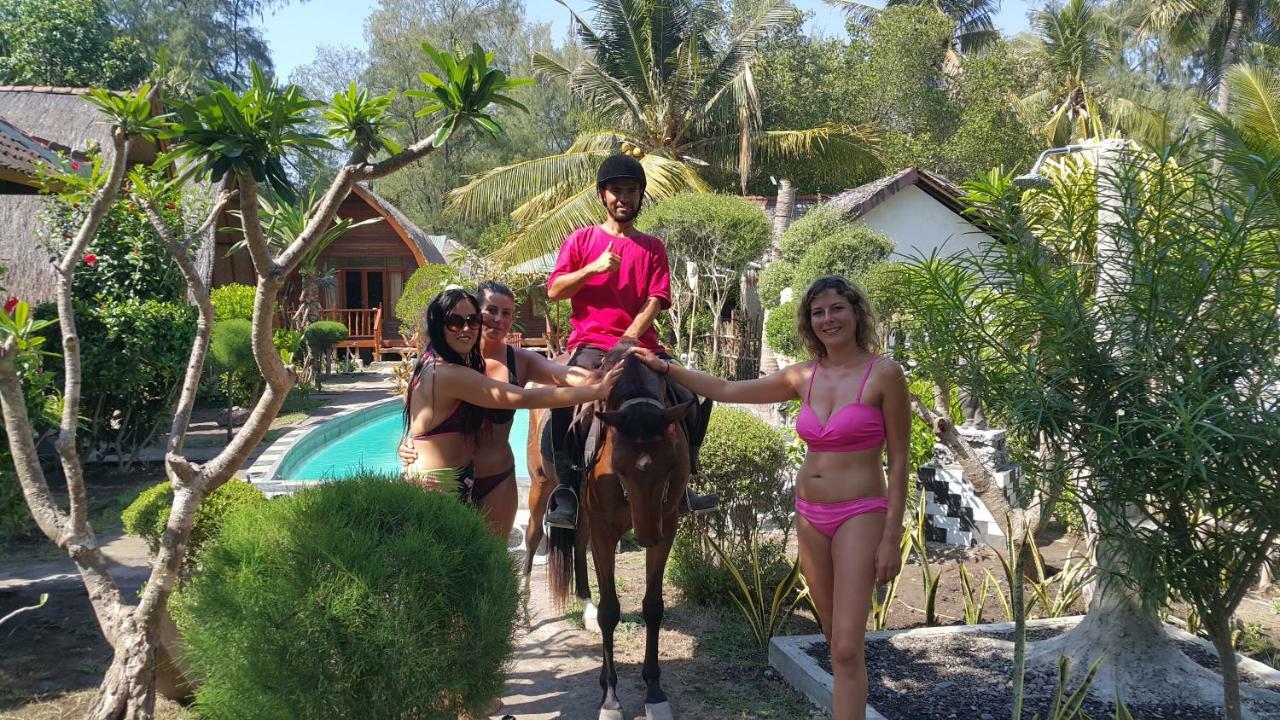 Jepun Bungalows Ilhas Gili Exterior foto